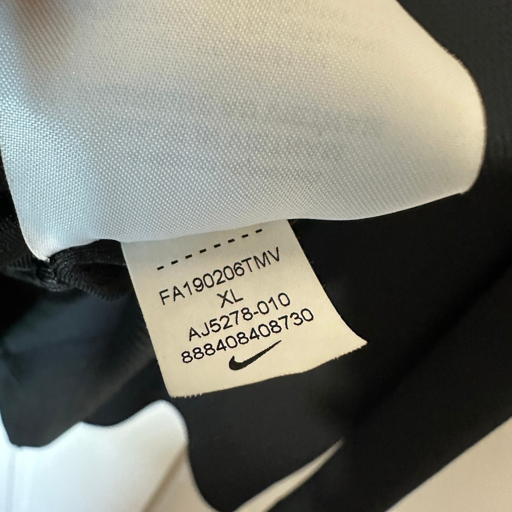 Nike Dri-FIT Pullover Domino's Logo Long‎ Sleeve Black UV Lightweight Knit XL - Picture 7 of 7